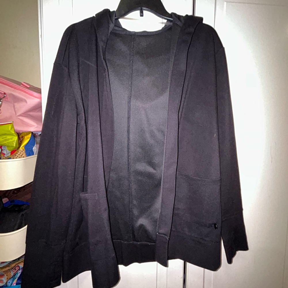 Alia Charcoal Hooded Jacket